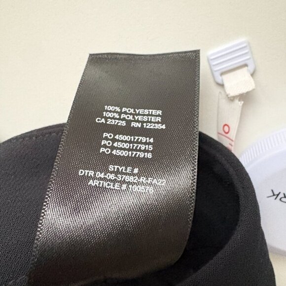 Aritzia Wilfred Cabaret Pant High Rise Slim Fit Flared Black Size 10 - Picture 10 of 10